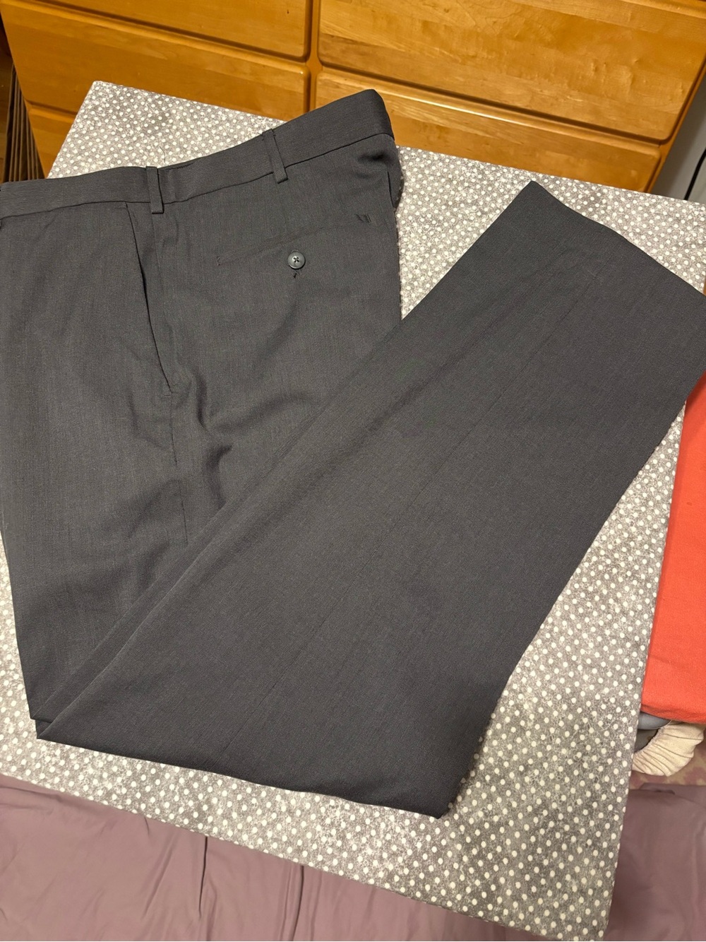 Men's Classic Dress Pants - Dark Gray